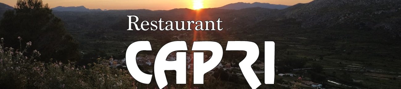 Gastronomia Restaurante Capri Vall Ebo