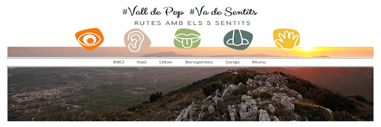 Ruta Experiencia Va de Sentits por Vall de Pop Marina Alta